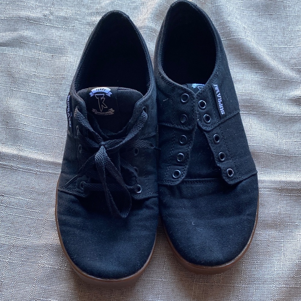 Supra Black Canvas Men's Sneakers